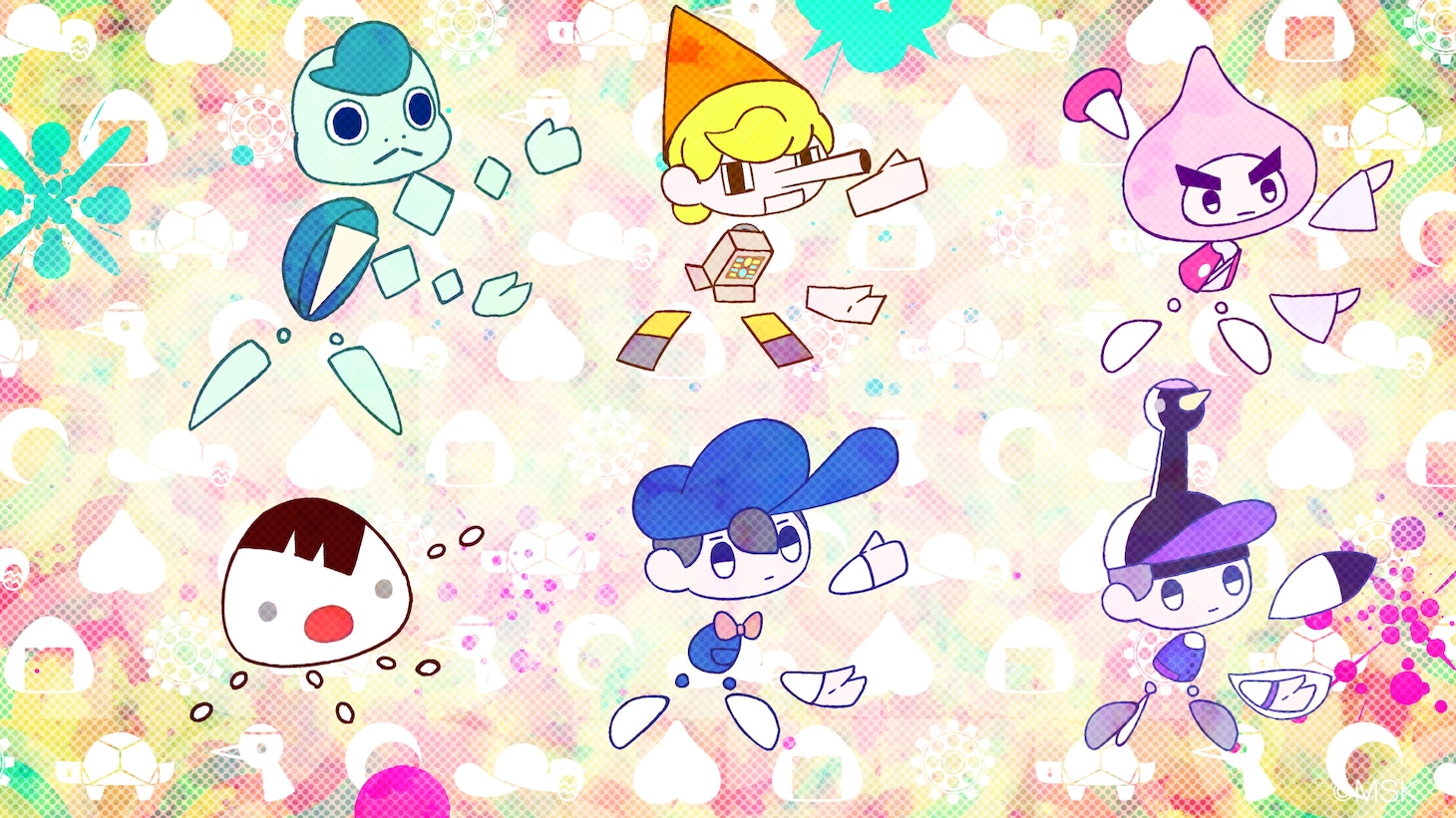 テレビアニメ「あはれ！名作くん」エンディングより。