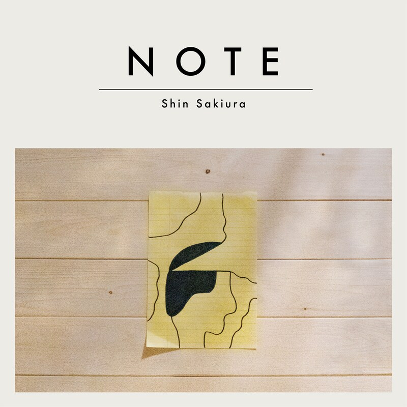 Shin Sakiura「NOTE」ジャケット