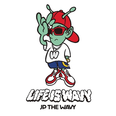 JP THE WAVY「LIFE IS WAVY」ジャケット