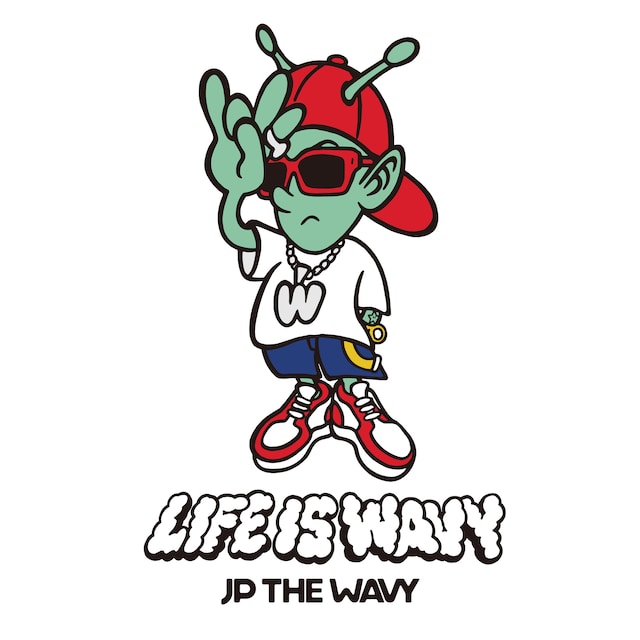JP THE WAVY「LIFE IS WAVY」ジャケット