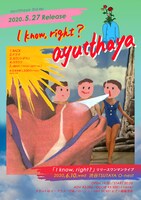 「ayutthaya『I know, right?』リリースワンマンライブ」告知ビジュアル