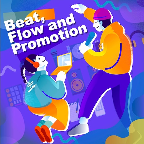 「Beat, Flow and Promotion」ビジュアル