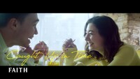 FAITH「Caught Up in Time」ミュージックビデオのワンシーン。