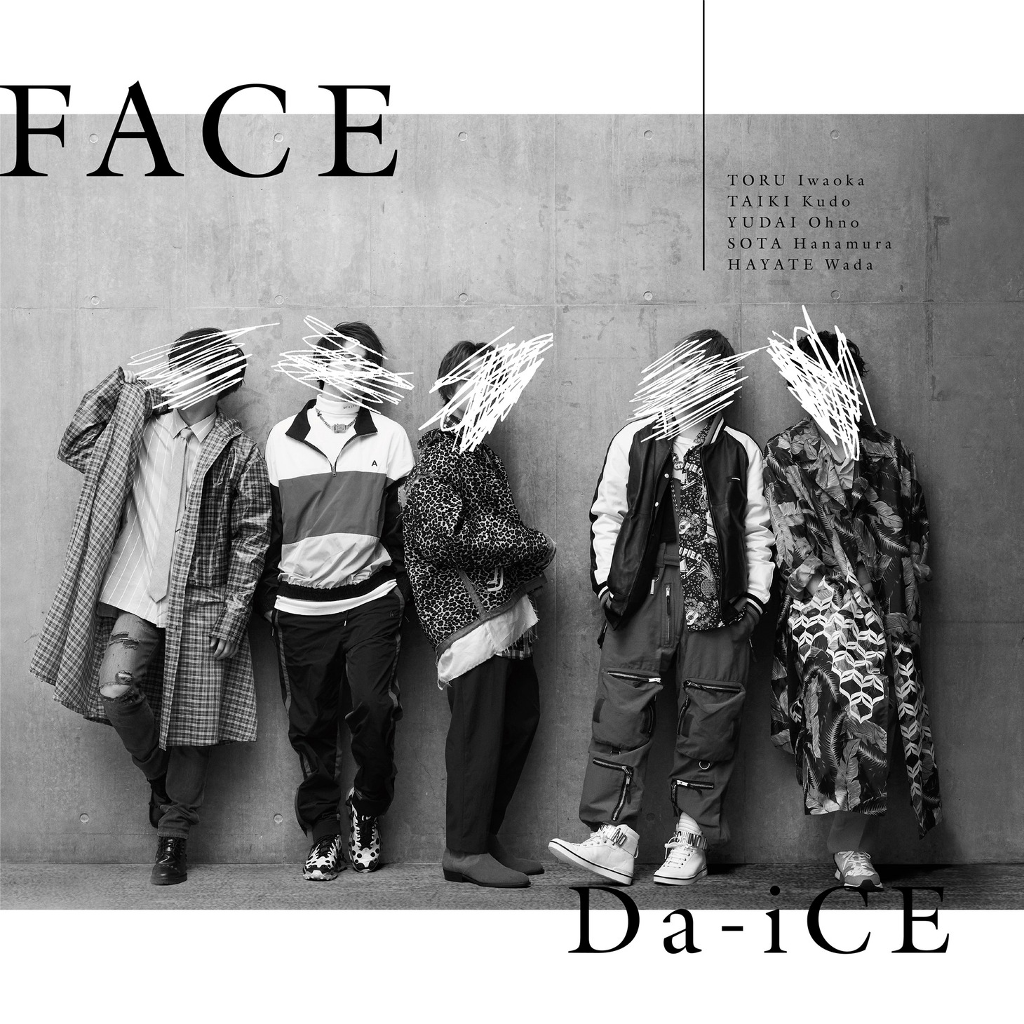 Da-iCE「FACE」初回限定盤Cジャケット