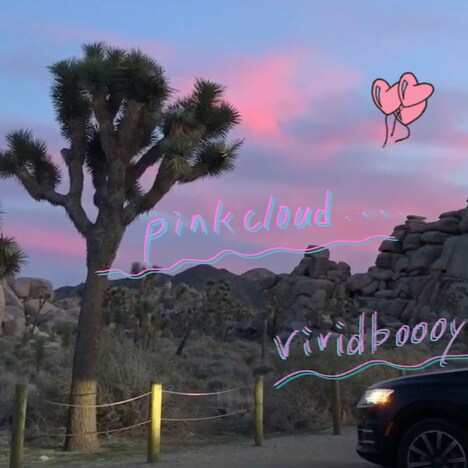vividboooy「pinkcloud」配信ジャケット