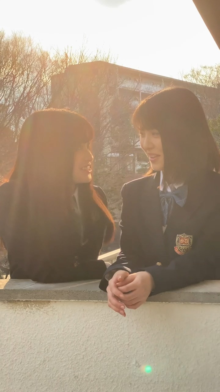 「『#高校生300万人の最高にエモい』ドコモWEBムービー」のワンシーン。
