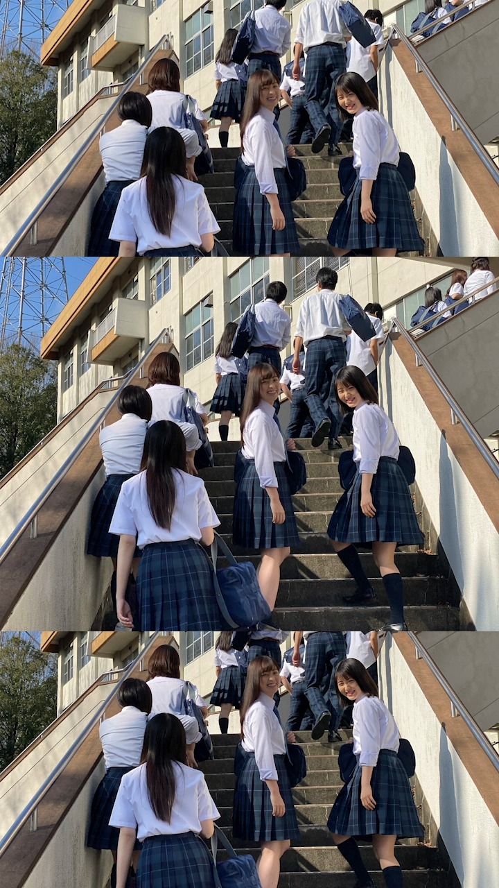 「『#高校生300万人の最高にエモい』ドコモWEBムービー」のワンシーン。