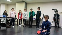 「WACK合同オーディション2020」より卓球の様子。