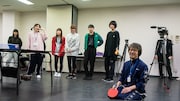 「WACK合同オーディション2020」より卓球の様子。