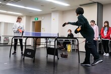 「WACK合同オーディション2020」より卓球の様子。