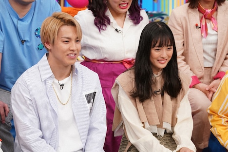 左からRIKU（THE RAMPAGE from EXILE TRIBE）、大友花恋。(c)NTV