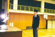 卒業証書を受ける高田彪我。(撮影:鈴木友莉)