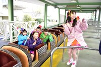 ジェットコースターに乗ってキーワードを見つけるミッションに挑戦したとき宣メンバー。