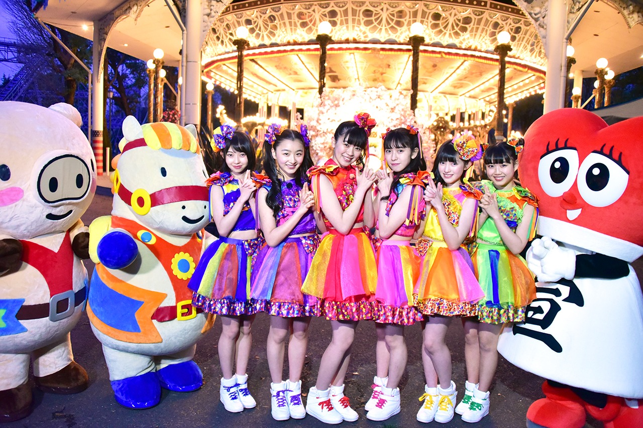 今年としまえんで“新入部員”菅田愛貴のお披露目番組を収録した超ときめき▽宣伝部。
