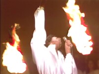 「西城秀樹 IN 夜のヒットスタジオ」のワンシーン。