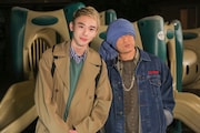 左からよしあき、HAN-KUN。