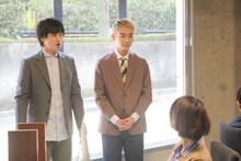 HAN-KUN「DE-KI-RU」ミュージックビデオ撮影中の様子。