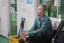 HAN-KUN「DE-KI-RU」ミュージックビデオ撮影中の様子。