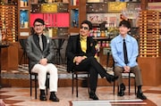 左から松尾潔、鈴木雅之、向井太一。(c)テレビ朝日
