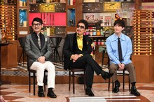 左から松尾潔、鈴木雅之、向井太一。(c)テレビ朝日