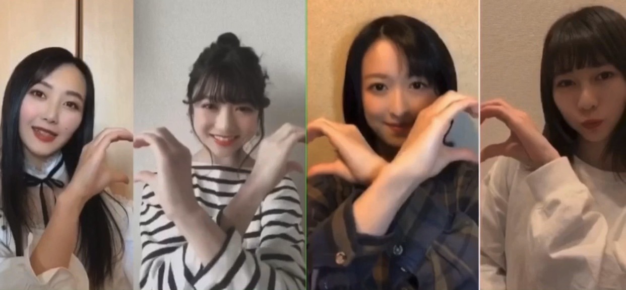 Twitterで公開されたダンス動画のワンシーン。