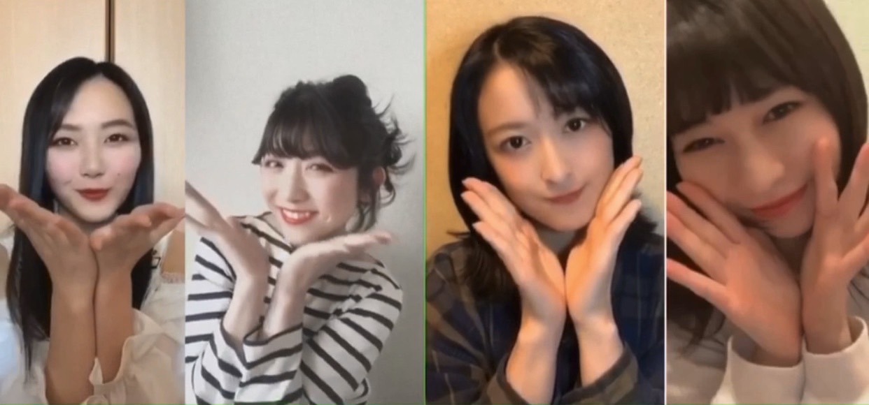 Twitterで公開されたダンス動画のワンシーン。
