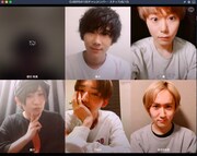 「CUBERSの100チャレ」リモート会議の様子。