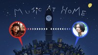 「新生音楽 MUSIC AT HOME」ビジュアル