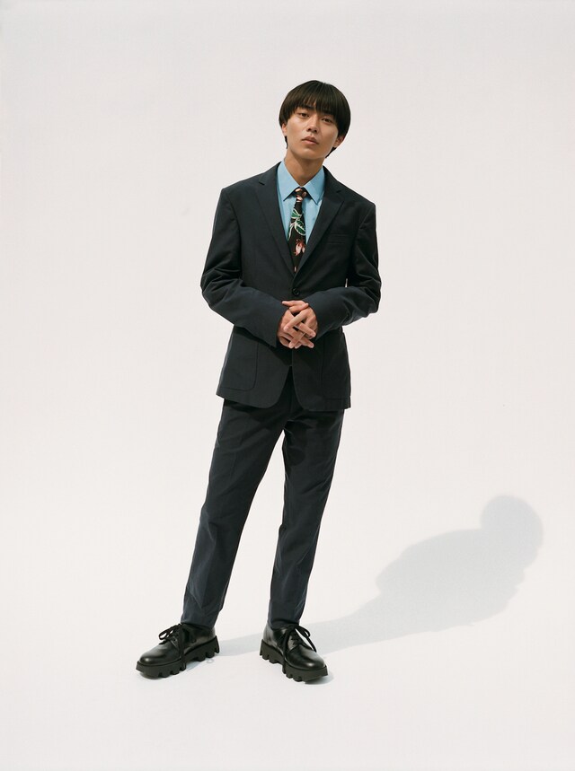 「SPUR」6月号「永瀬廉 君までの距離」より。（撮影：Yuichi Akagi＜eight peace＞）