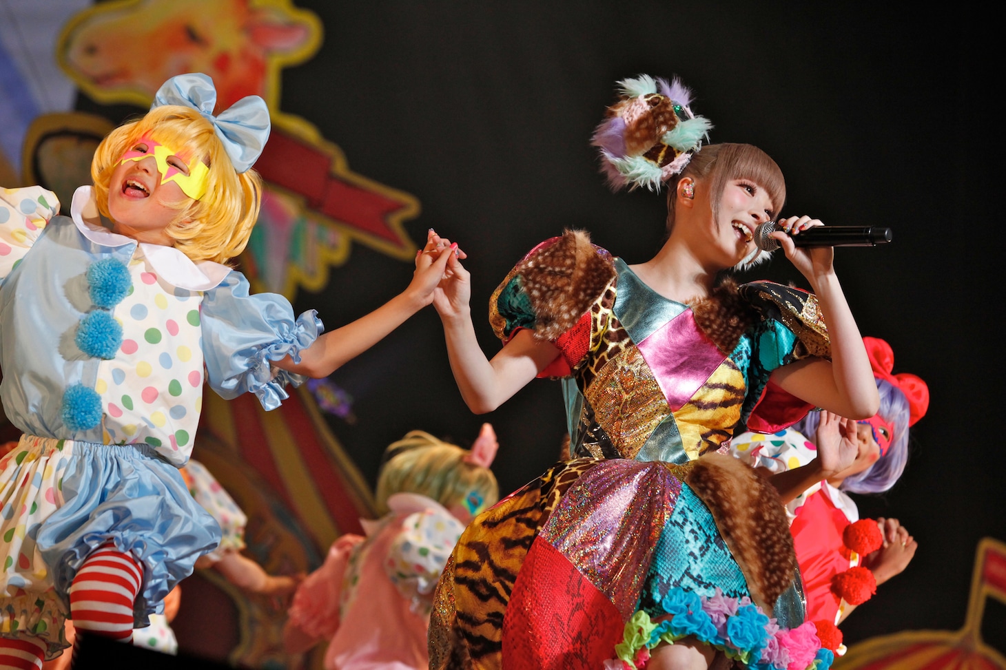 「ドキドキワクワクぱみゅぱみゅレボリューションランド2012 in キラキラ武道館」より。