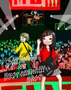 SHISHAMO「SHISHAMO NO BEST ARENA!!! EAST」ジャケット