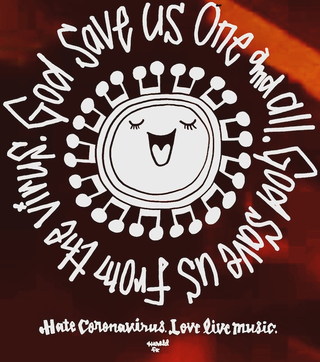 「God save us ライブハウス」キービジュアル