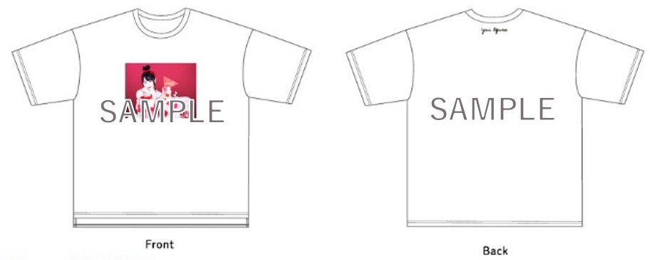 Photo YUI▼Tシャツ（※▼は黒塗りハートマークが正式表記）