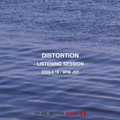 「kZm "DISTORTION" LISTENING SESSION」告知ビジュアル