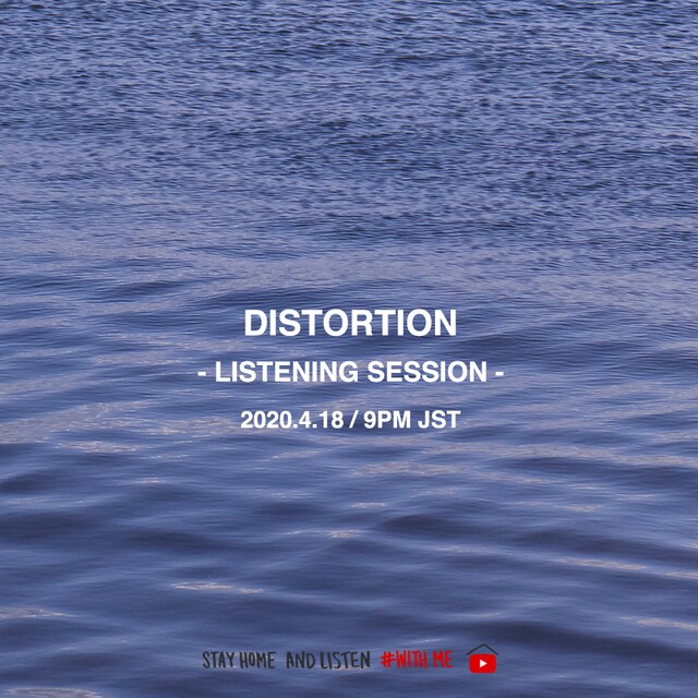 「kZm "DISTORTION" LISTENING SESSION」告知ビジュアル