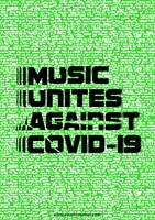 「MUSIC UNITES AGAINST COVID-19」ビジュアル