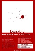 Danablu「"Kill me Red" TOUR 2020」フライヤー