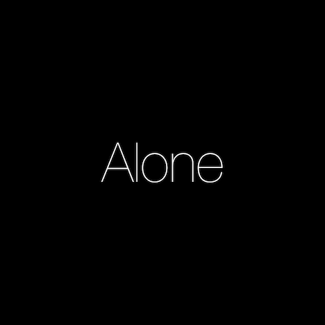 田中知之「Alone」配信ジャケット