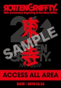 ROTTENGRAFFTY「ROTTENGRAFFTY LIVE in 東寺」購入者特典の特製パス。