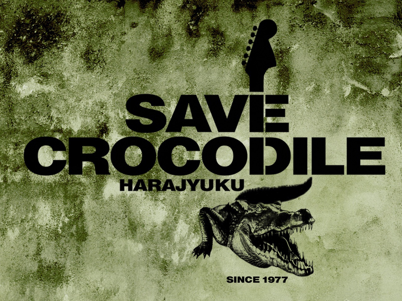 「伝説的ライブ・スペース原宿クロコダイル ＜絶滅危惧種を救え！＞SAVE CROCODILE PROJECT」メインビジュアル