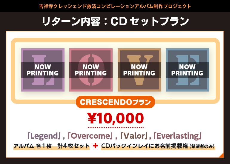 「UNTING EVERYONE'S HEARTS」リターン