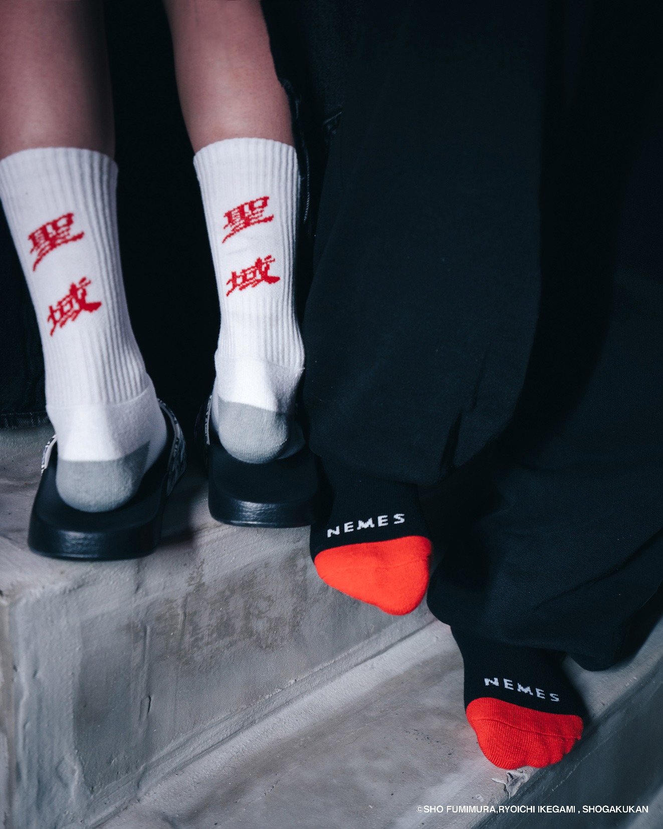 「『サンクチュアリ』×『NEMES』×『JOURNAL STANDARD』」ルックより。