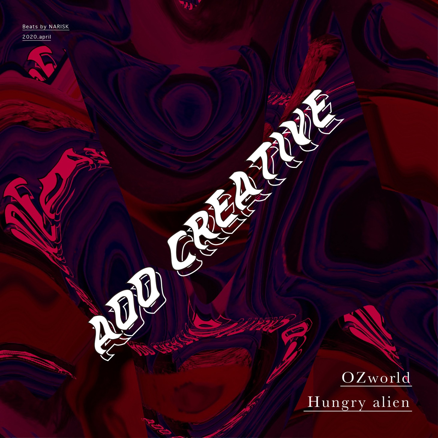 ADD CREATIVE「Hungry alien feat.OZworld」配信ジャケット
