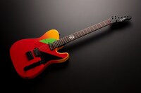 人気画像9位は「『エヴァ』アスカのコラボテレキャスター登場」より、「2020 EVANGELION ASUKA TELECASTER」。