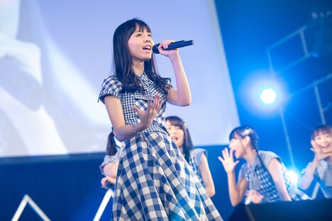 この日の公演で青春高校3年C組を卒業した村西里世。