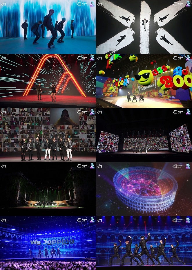 「SuperM - Beyond the Future」の様子。