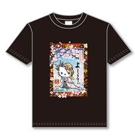 yoshikitty「シャツ（2020・桜）」のデザイン。