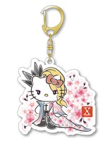 yoshikitty「アクリルキーホルダー（2020・桜）」のデザイン。