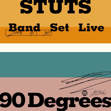 STUTS「STUTS Band Set Live “90 Degrees」配信ジャケット