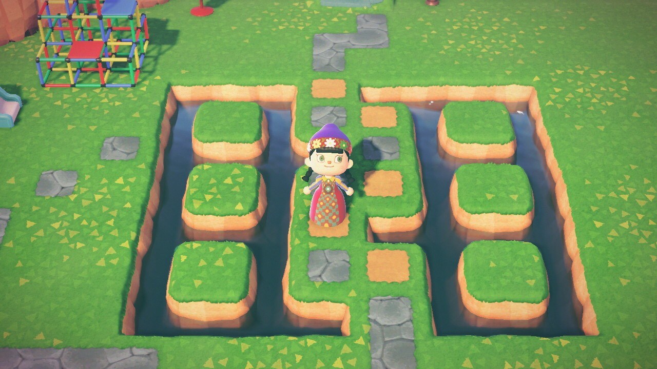 小春の「あつまれ どうぶつの森」プレイ画面。